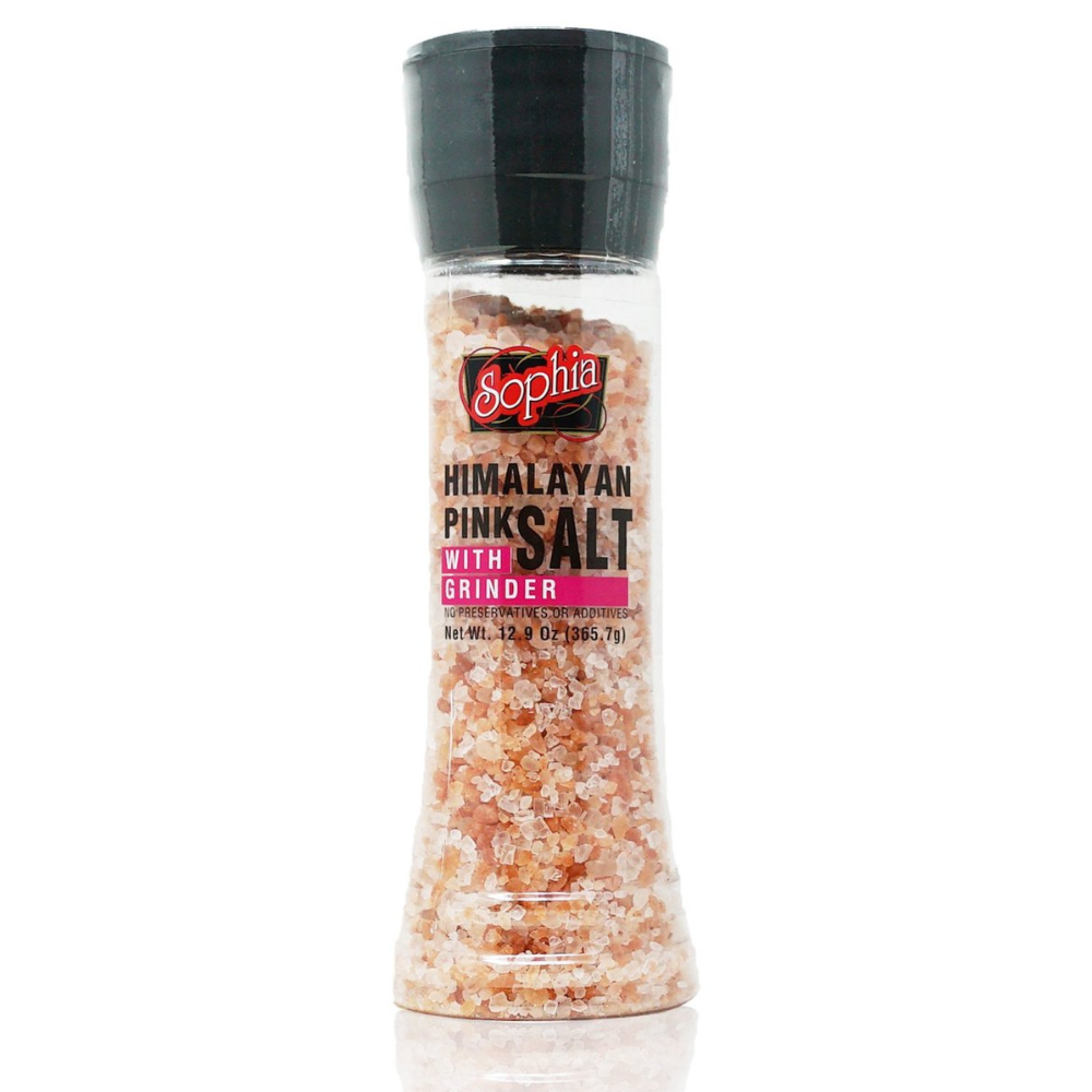 Sophia Himalayan Pink Salt Grinder 12.9 oz – Case of 6