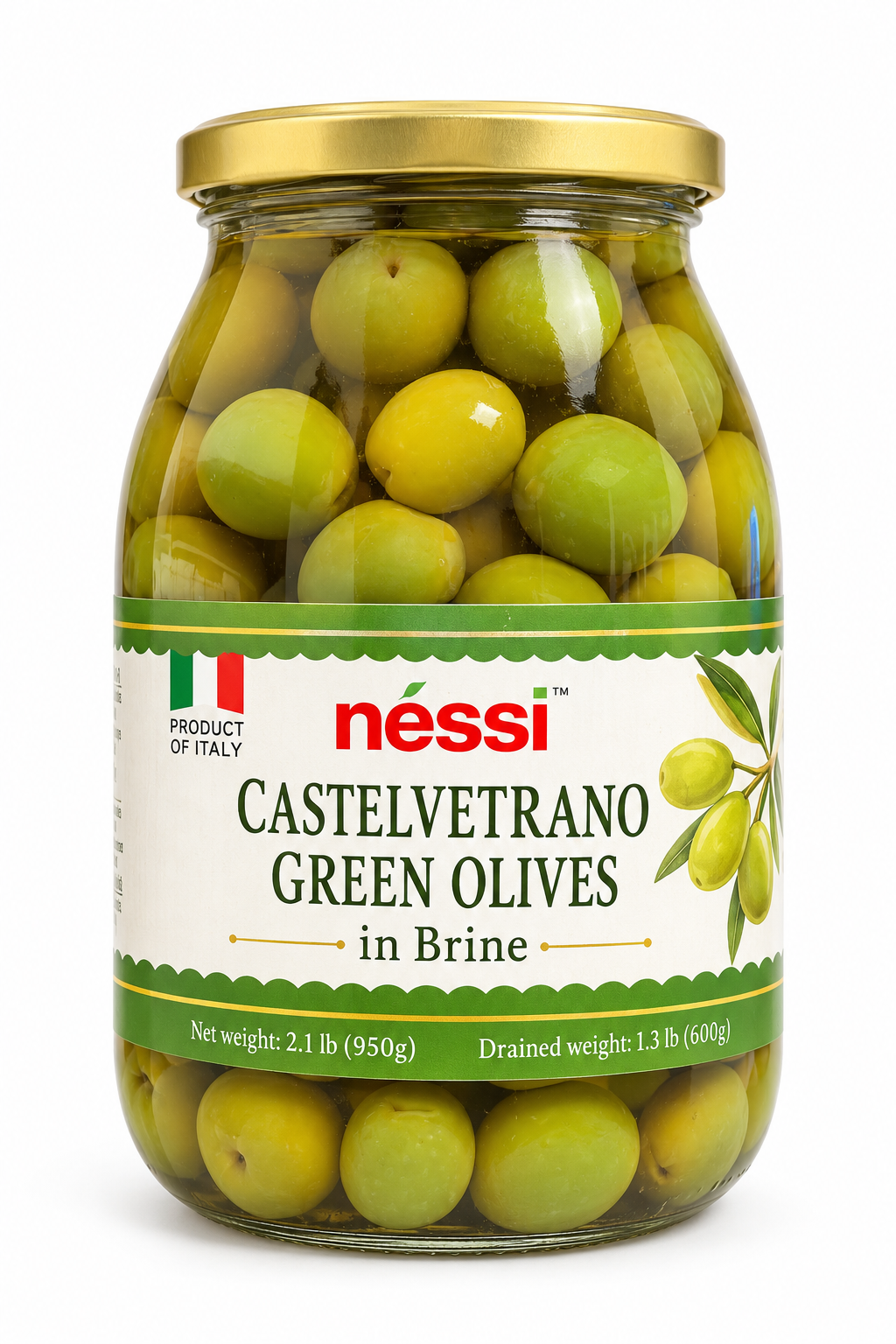 Néssi Castelvetrano Olives 6/33.6 oz