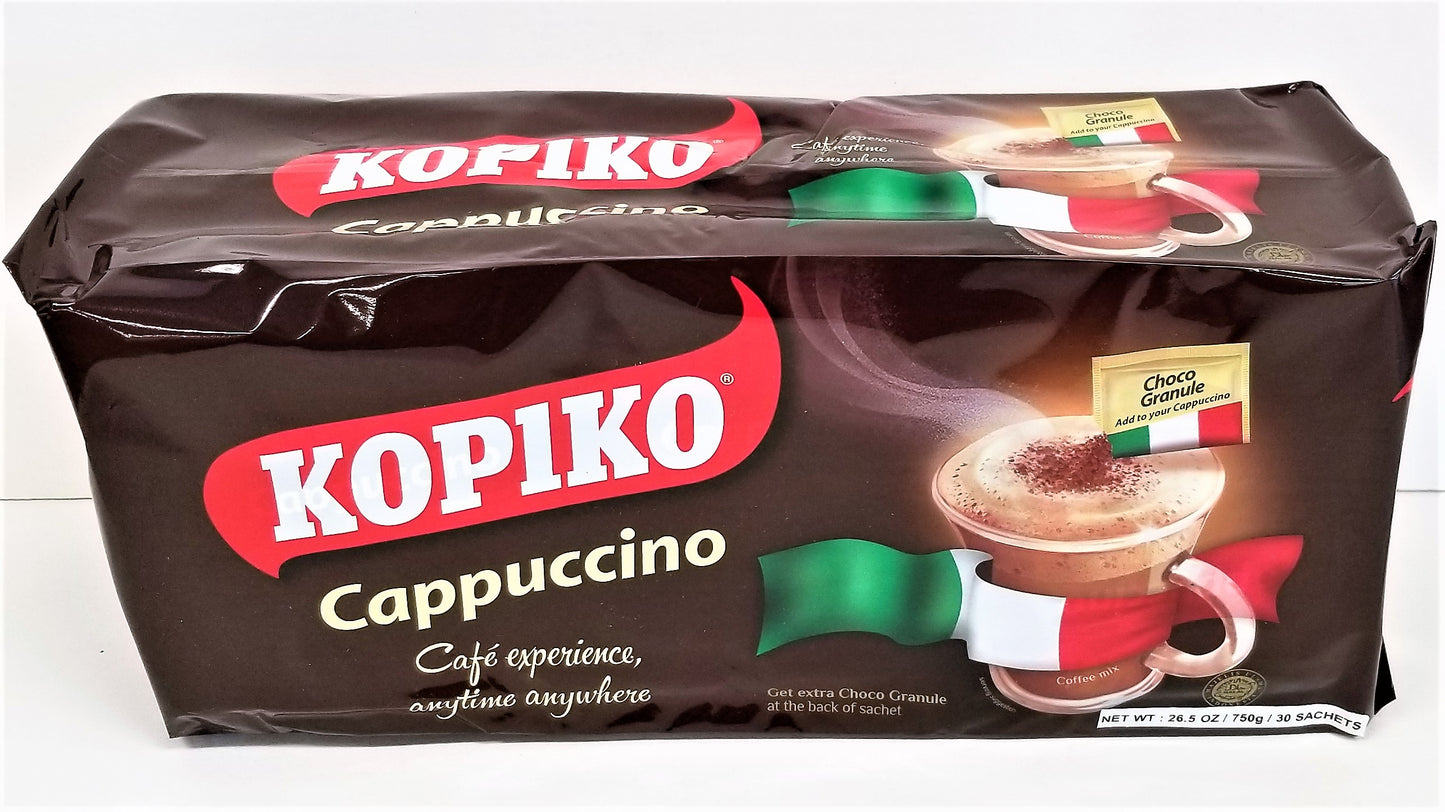 Kopiko Cappuccino Mix 30 Packets 8/26.5 oz
