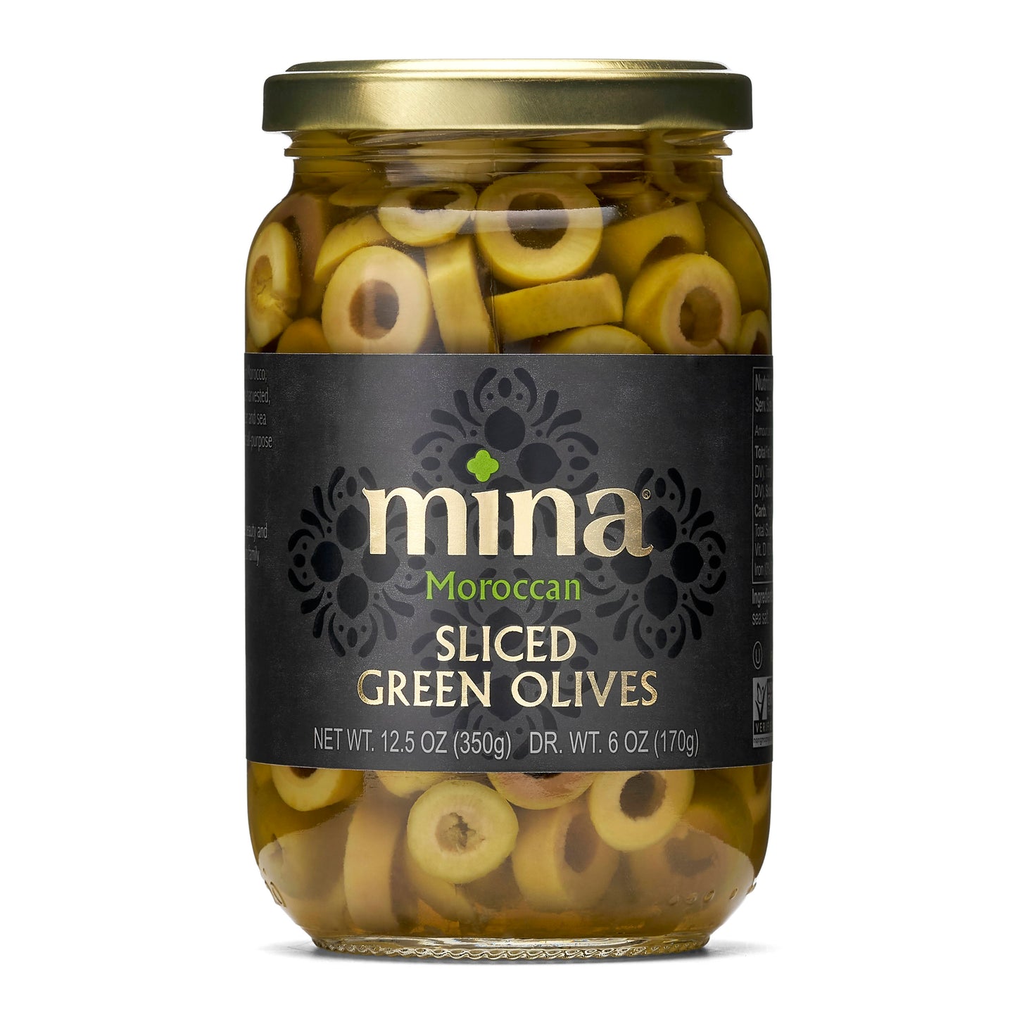 Mina Green Sliced Olives 6/12.5 oz