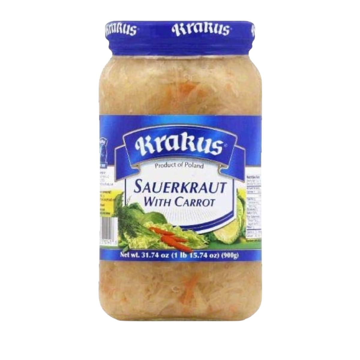 Krakus Sauerkraut with Carrot 12/31.74 oz