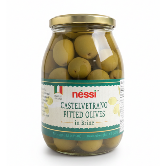 Néssi Castelvetrano Pitted Olives 6/33.6 oz