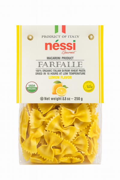 Néssi Organic Lemon Farfalle 12/8.82 oz