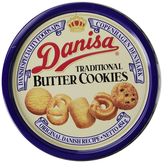 Danisa Butter Cookies Tin 12/16 oz
