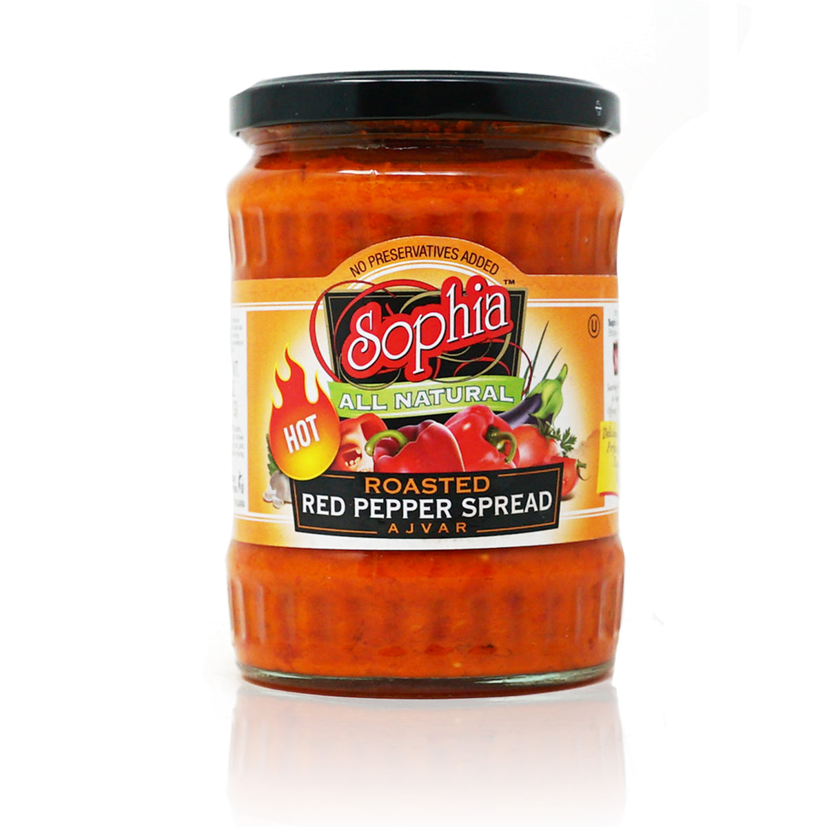 Sophia Ajvar Red Pepper Spread - Hot – 12 x 19oz | Wholesale B2B