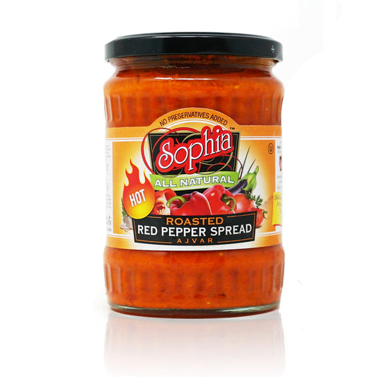 Sophia Ajvar Red Pepper Spread - Hot – 12 x 19oz | Wholesale B2B