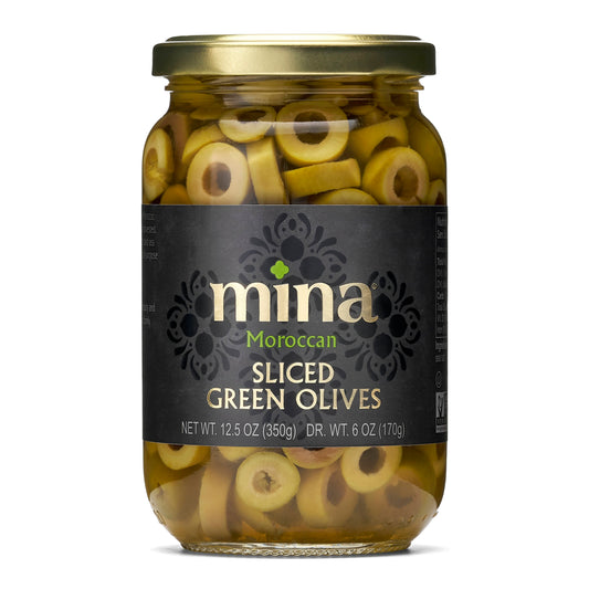 Mina Green Sliced Olives 6/12.5 oz