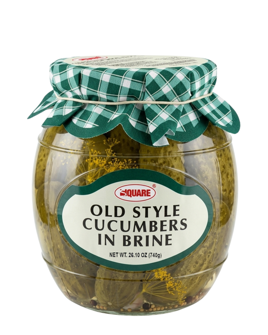 Square Polish Old Style Cucumbers in Brine 4/23.63 oz