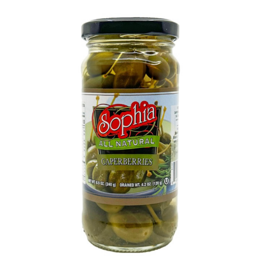 Sophia Caperberries 8 oz – Case of 12 – wholesale case