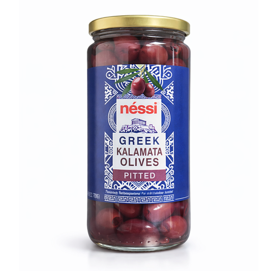 Néssi Greek Kalamata Olives Pitted 12oz | B2B Wholesale