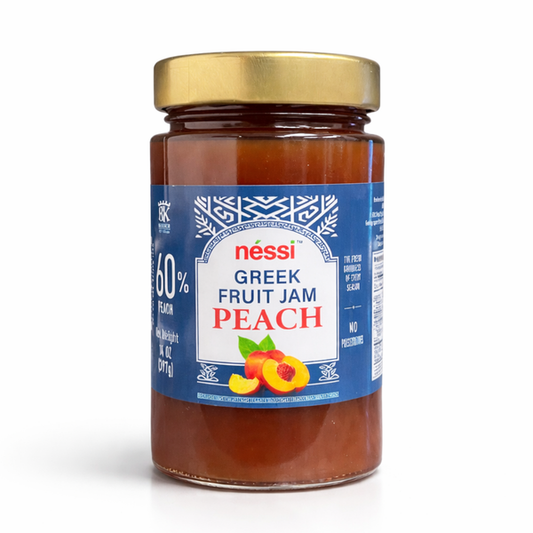 Néssi Greek Fruit Jam Peach 14oz | B2B Wholesale