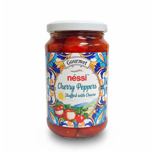 Néssi Cherry Peppers Stuffed With Cheese 12/12 Oz