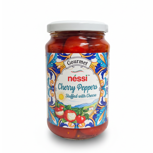 Néssi Cherry Peppers Stuffed With Cheese 12/12 Oz
