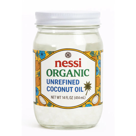 Néssi Organic Unrefined Coconut Oil 12/14 oz