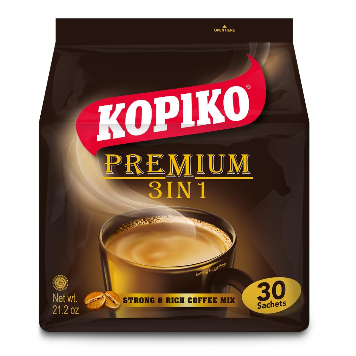 Kopiko 3 in 1 Premium Coffee 12/21.2 oz