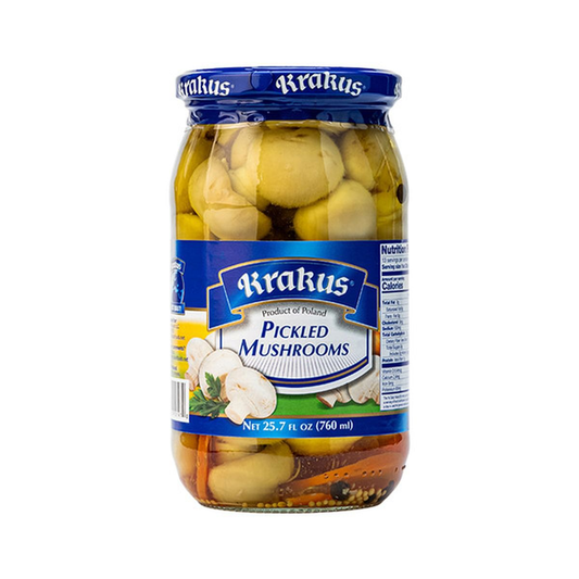 Krakus Pickled Mushrooms 12/25.7 oz