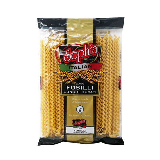 Sophia Italian Long Fusilli 20/16 oz