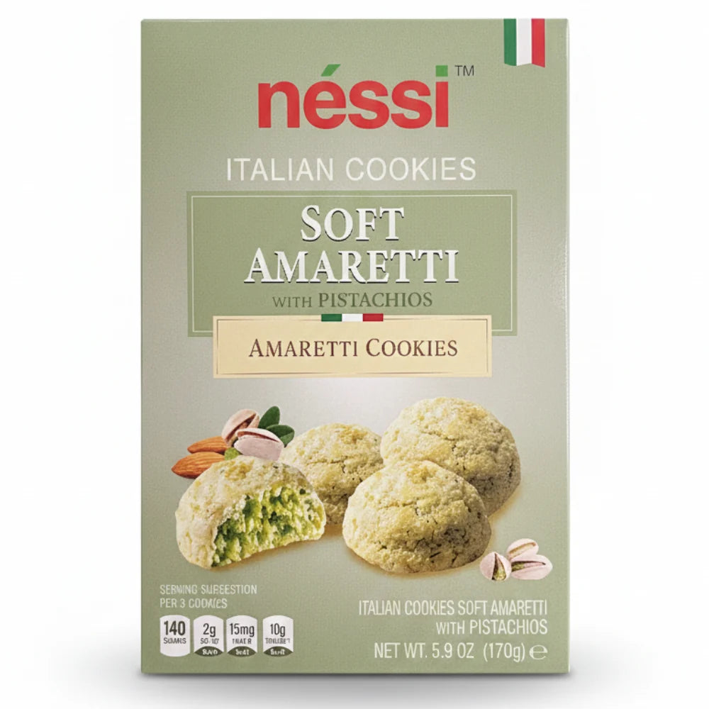 Néssi Soft Amaretti With Pistachio 12/5.9 oz